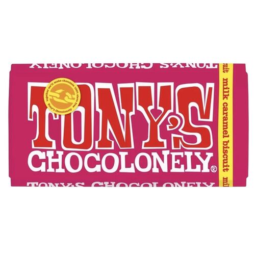 Tony’s Chocolonely Littl' Bits Combo - Milk Chocolate Caramel, Marshmallow & Biscuit Mix Duo - 280g