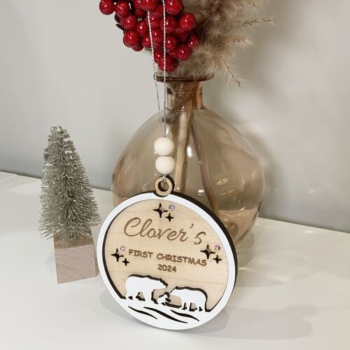 3 Bears First Christmas Bauble