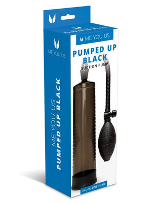 Me You Us Pumped Up Black Suction Penis Pump