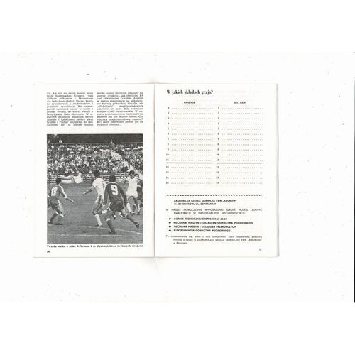 Gornik Zabrze v Bayern Munich European Cup Football Programme 1985/86