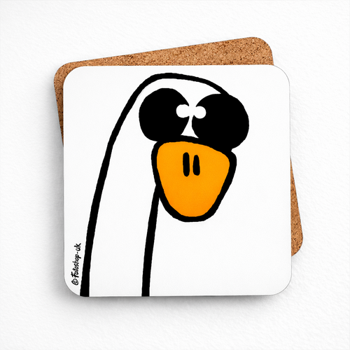 'Cheeky Goose' Coaster