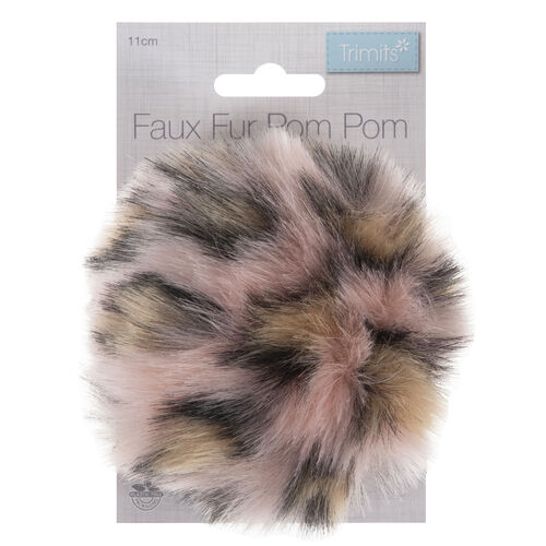 Spot Faux Fur Pom Pom 11cm