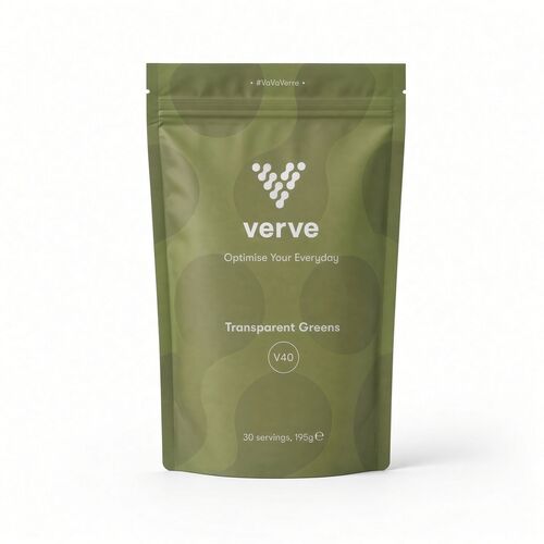 Verve Transparent Greens V40 Daily Greens Powder 195g (30 Servings)