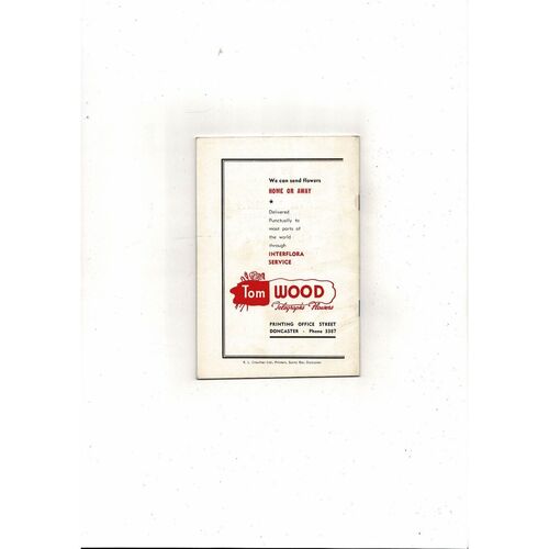 Doncaster Rovers Official Football Handbook 1965/66