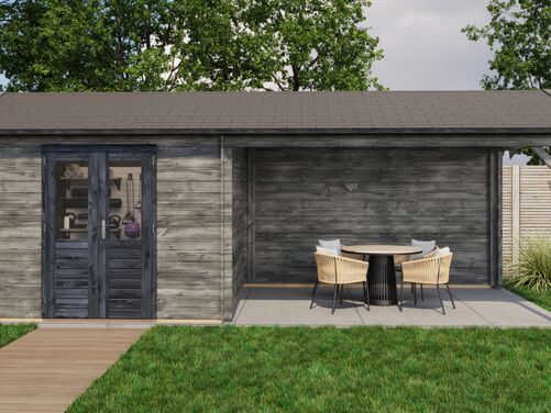 300cm x 300cm + 400cm Veranda