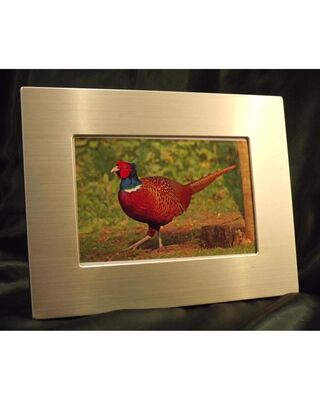 Medium Single appiture brushed alluminum picture frame 6" x 4"