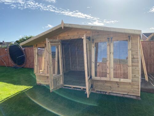 #SHA083 14x10 Apex Summer House