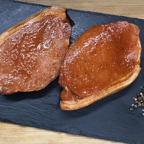 BBQ pork steaks