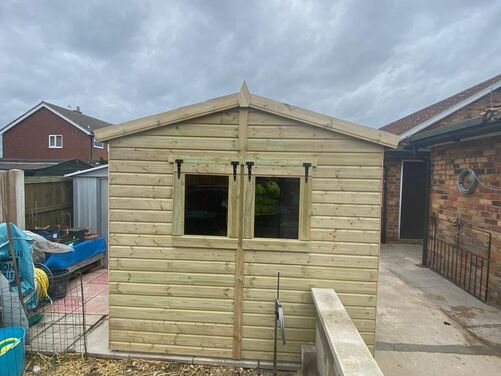 #A077 10x8 Apex Shed