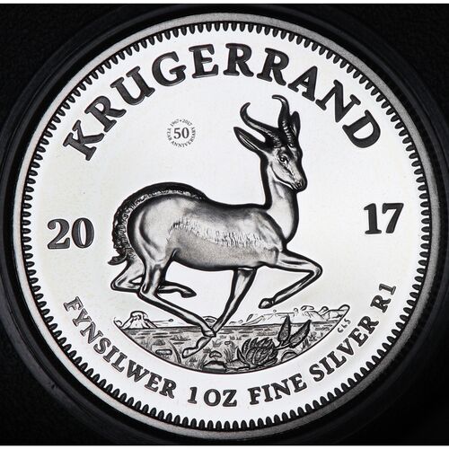 2017 silver proof 50th anniversary 1oz krugerrand