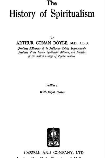 1926 | The History of Spiritualism