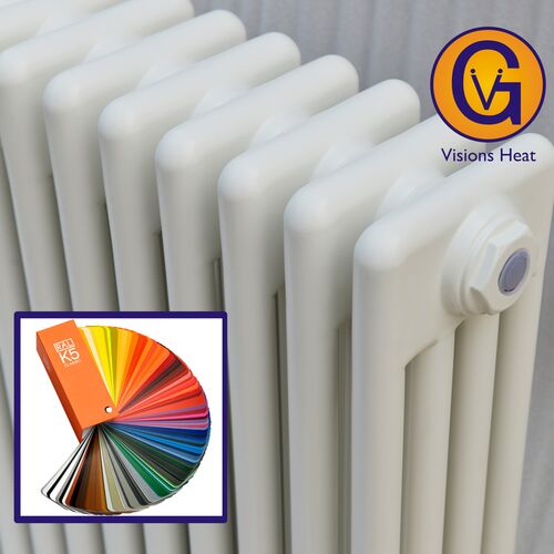 Visionsheat by ultraheat column radiators - 4 Column Range - RAL Finishes