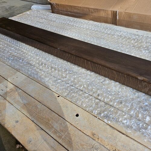 53" Solid Oak Shelf Medium/Dark Prime Oak