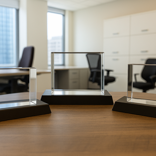 Square / Rectangular LED light base for crystal display