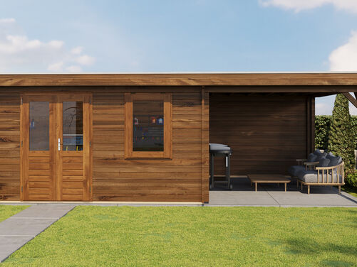 400cm x 400cm + 300cm Veranda