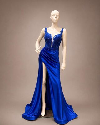 Royal blue Fitted | MiAmor Boutique | Prom Dresses Sutton Coldfield | Prom Dress Shop Birmingham | Evening Dresses Sutton Coldfield