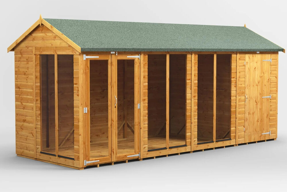 Apex Summerhouse Combi 16x6 with 4ft store