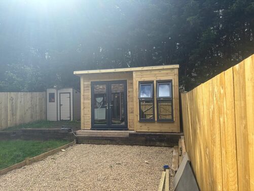 #PVC057 13x13 Pent Summer House