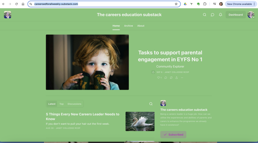 The Careers Education Substack