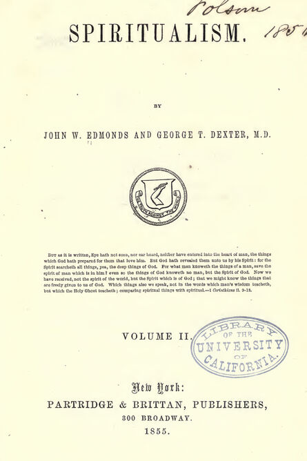 1855 | Spiritualism vol. 2