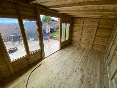 14x8 Pent Summer House