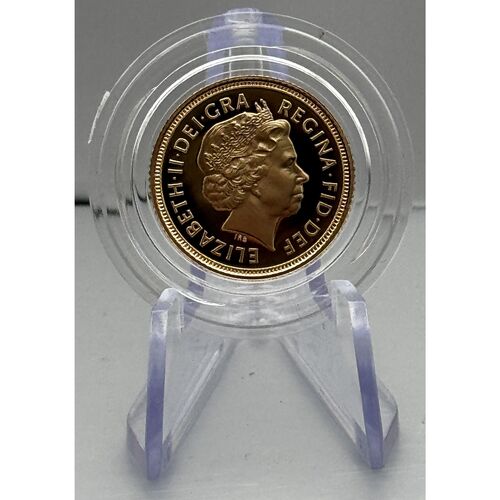 FDC 2003 gold proof half sovereign