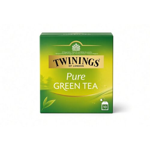 Twinings of London Lemon Scented Tea or Pure Green Tea - 10 Bags 20g