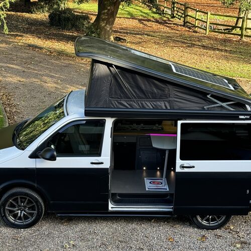 2016 VW T6 Camper Van 4 Berth 2.0 TDi T30 Black/White - Pro Conversion