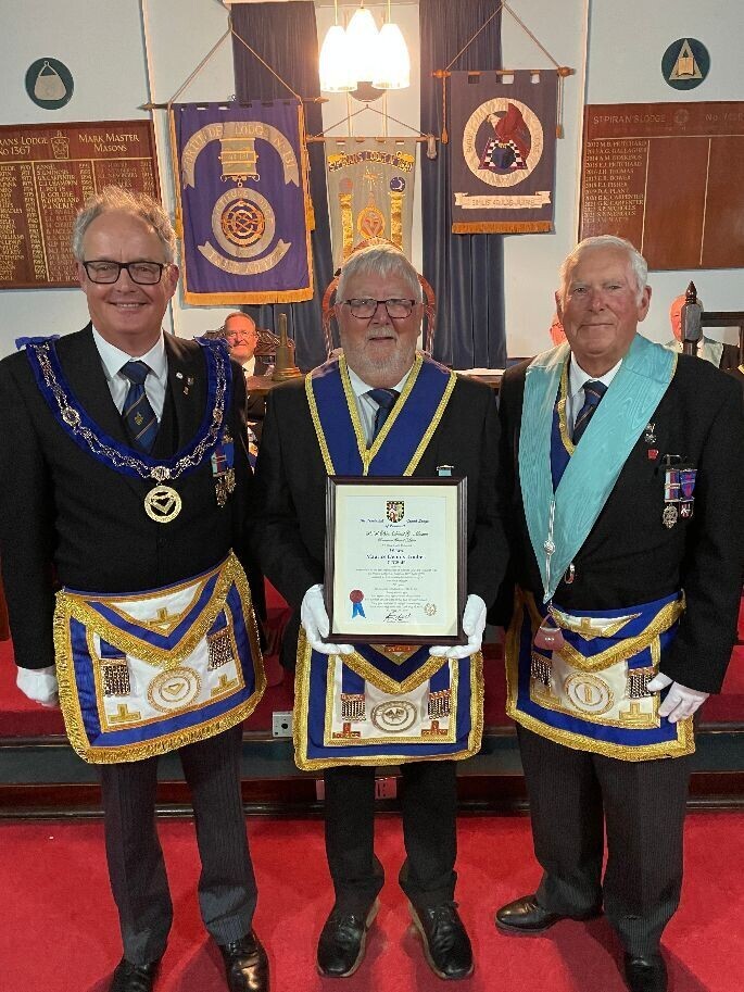 50 Years of Freemasonry for Maurice Kimber