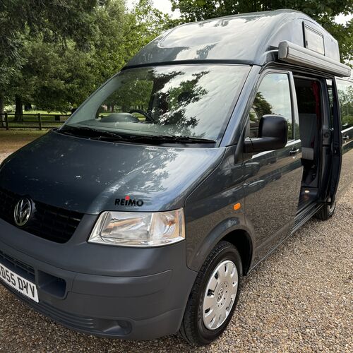 2006 VW T5 Reimo Camper Van High Top 1.9TDi - Grey - 87847 miles - 1 Owner 9yrs