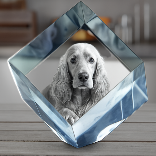 The Amazing 3D lona 6x6x6cm Crystal Cube