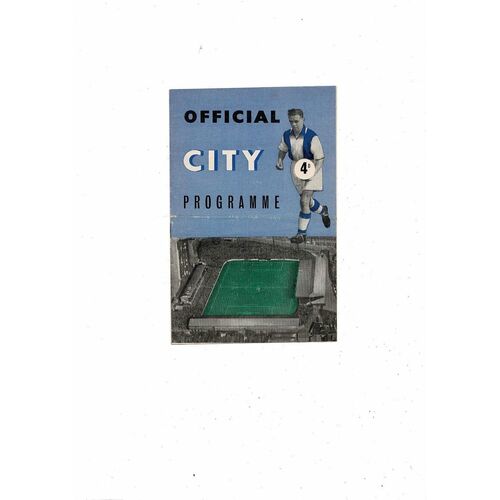 1958/59 Coventry City v Chester Football Programme