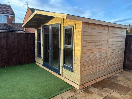 #PVC059 12x8 Apex Summer House