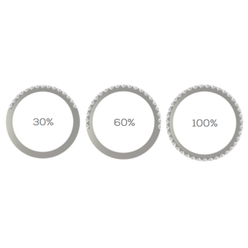 9ct 2.4mm DIAMOND SET fishtail setting