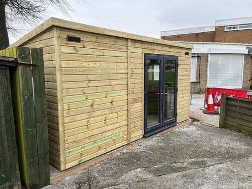 #PVC088 15x9 Pent Summer House