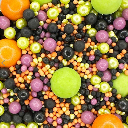 Decorate! Pearls Mix - Halloween Sprinkles for Cakes, Ice-creams, Cookies & Deserts 500g