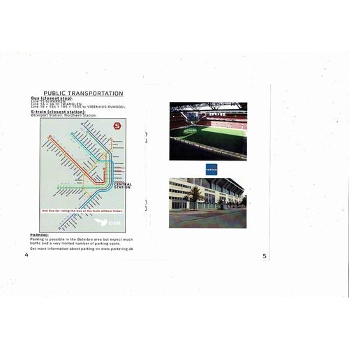 FC Copenhagen v Manchester City Copenhagen Police Guide 2008/09