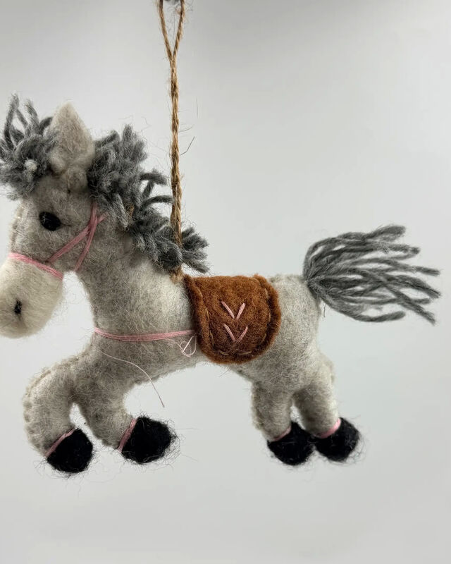 Grey horse Ornament/ Decoration