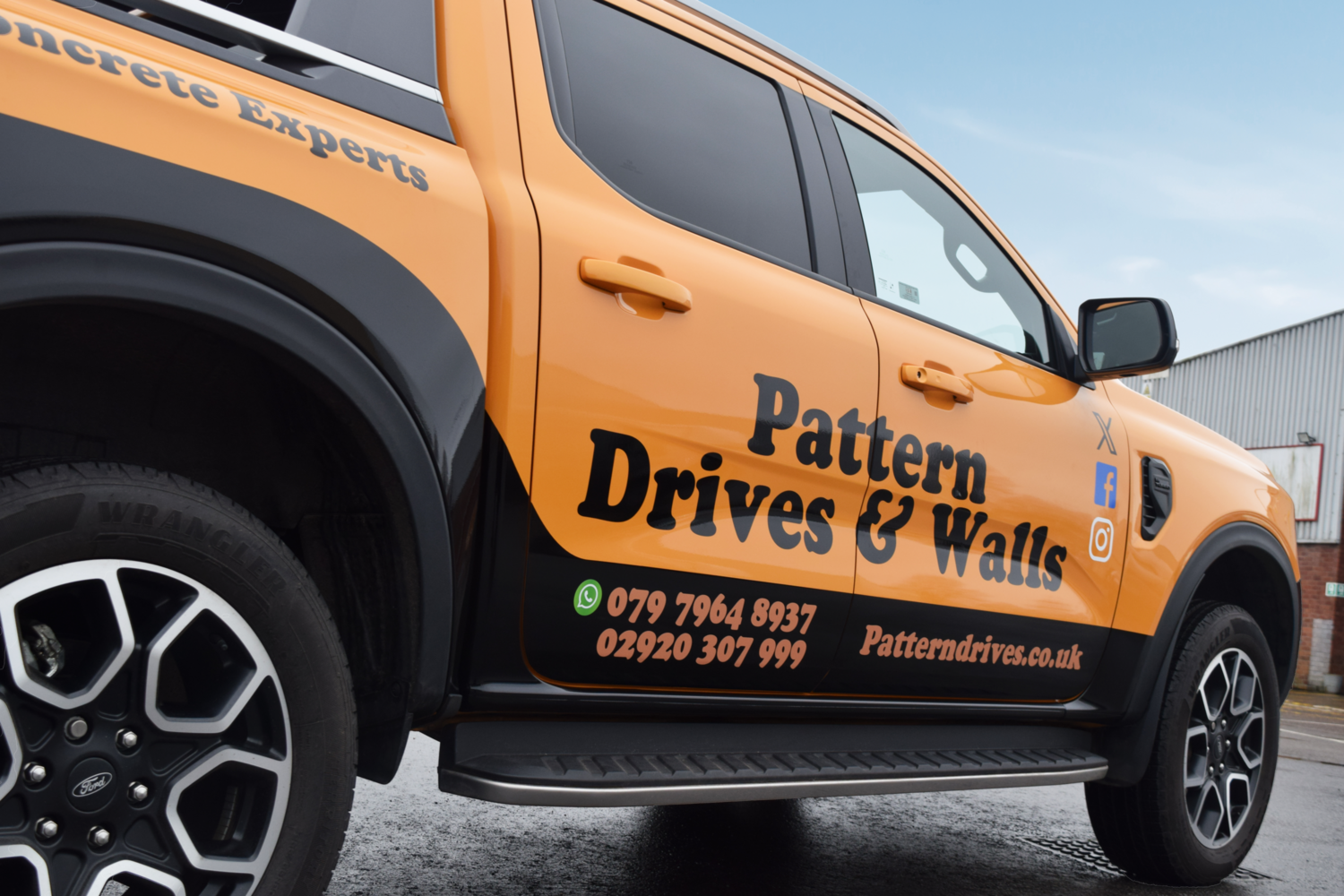 Pattern Drives & Walls - Ford Ranger