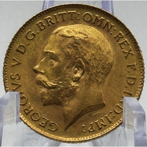 1914 King George gold half sovereign
