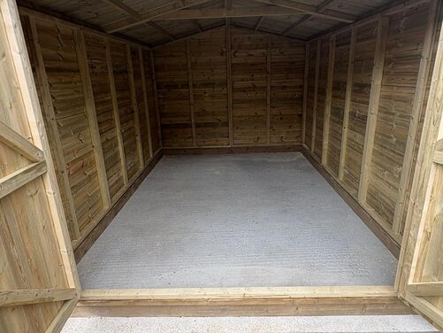 14x10 Apex Garage Shed