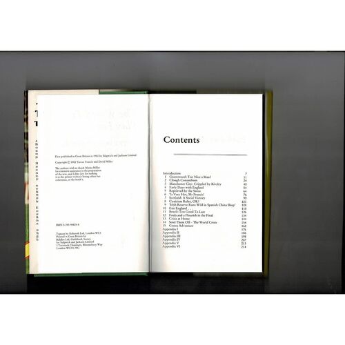 Trevor Francis The World To Play For. First Edition Hardback