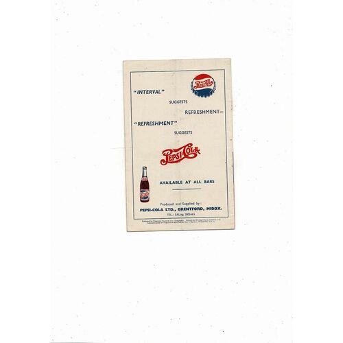 1951 Bishop Auckland v Pegasus Amateur Cup Final Football Programme