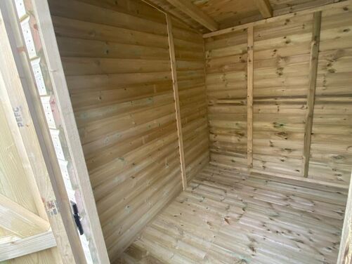 #P077 18x8 Pent Shed