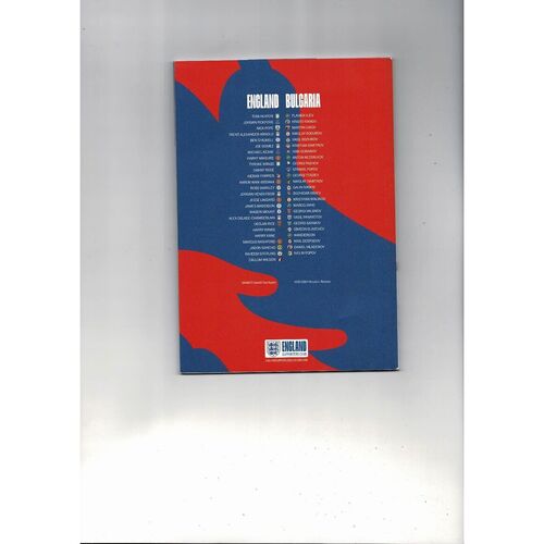2019 England v Bulgaria Football Programme + Press Cuttings