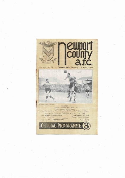 Today's Football Programme being listed