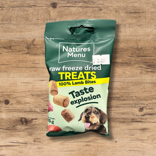Nature's Menu Lamb Raw Freeze Dried Bites