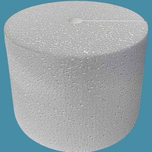 Round Cake Dummy 5" Height 15mm Centre Bore