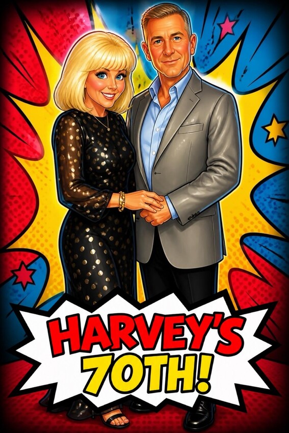 AI Caricatures at Ashdown Park | Harvey’s 70th | Pic Me