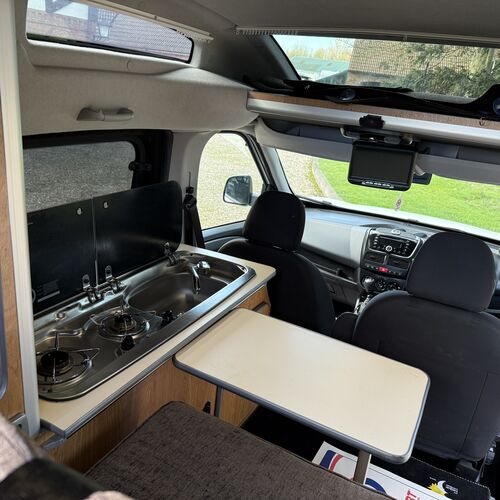 2013 Fiat Doblo Micro Camper Van High Roof - Pro Conversion